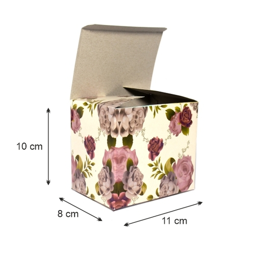 جعبه طرحدار گل رز برای ماگ (لیوان) کد2014